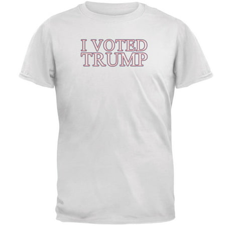 Men/'s I Voted For Trump V-Neck Black T Shirt America 2017 President USA Tee V201